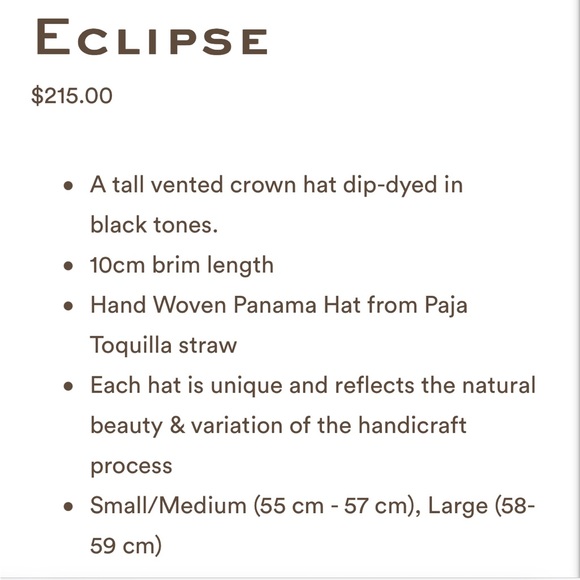 NEW Freya Eclipse Charcoal Dip Dyed Hand Woven Straw Wide Brim Hat - Picture 5 of 12